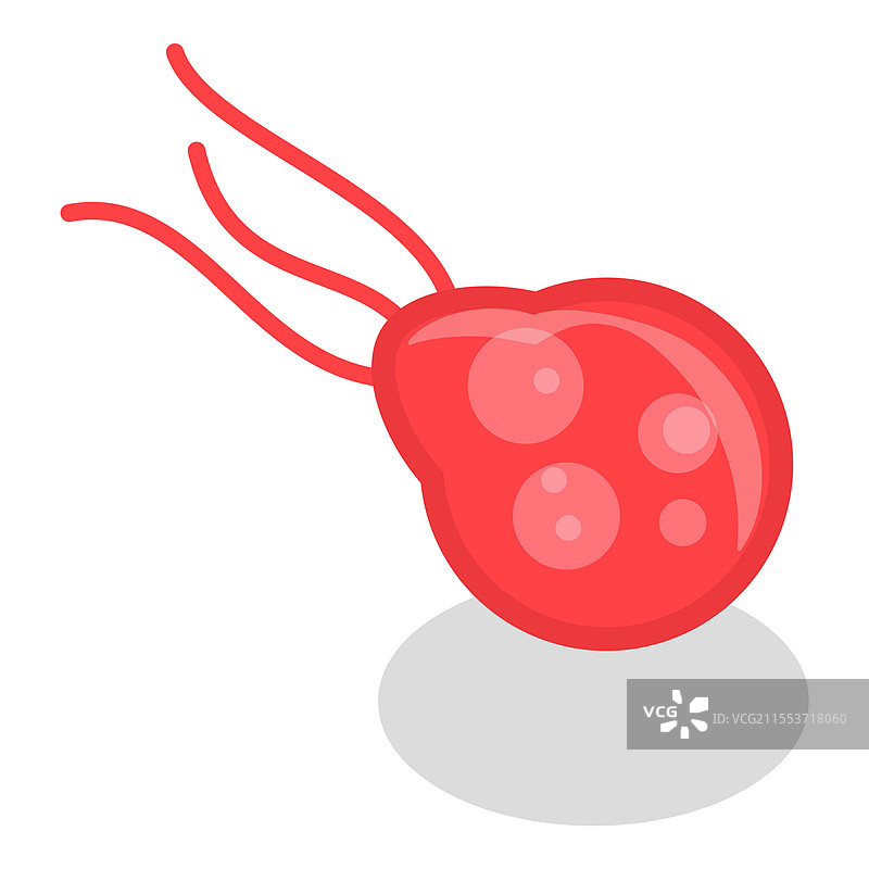 3D等距平面病毒图形集图片素材