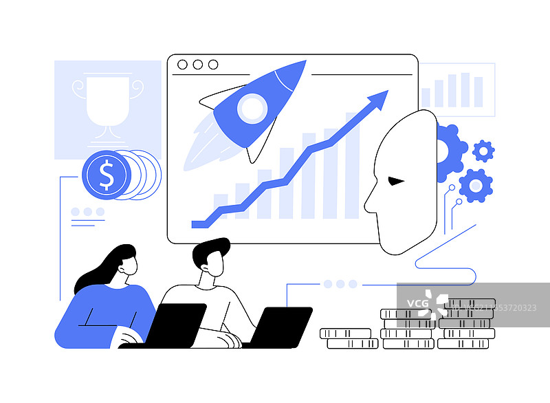 人工智能驱动的销售激励计划摘要图片素材