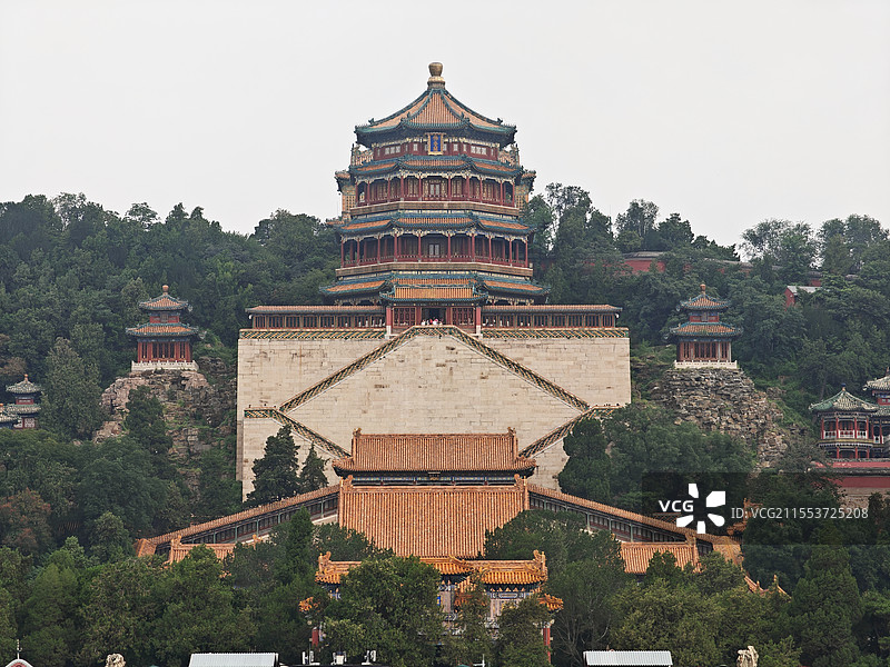 颐和园佛香阁图片素材
