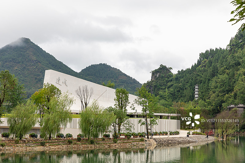 湖南省湘西土家族苗族自治州花垣县边城茶峒古镇图片素材