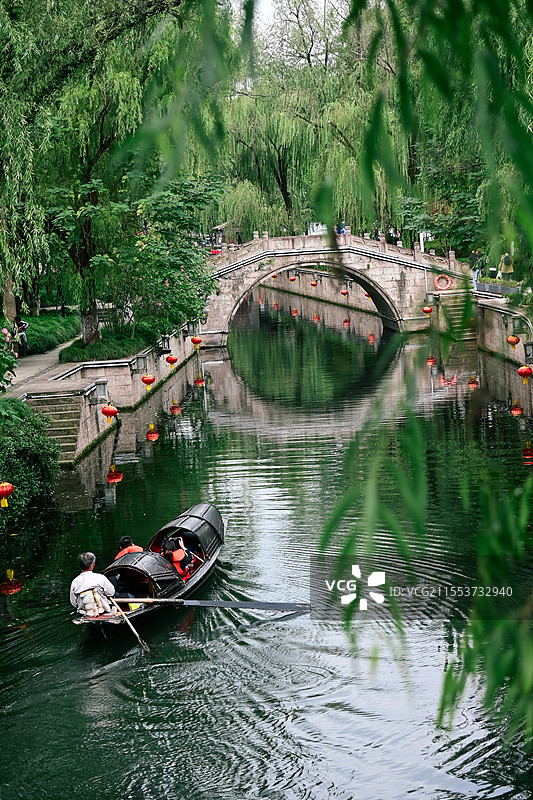 绍兴（府山公园旁）仓桥直街图片素材