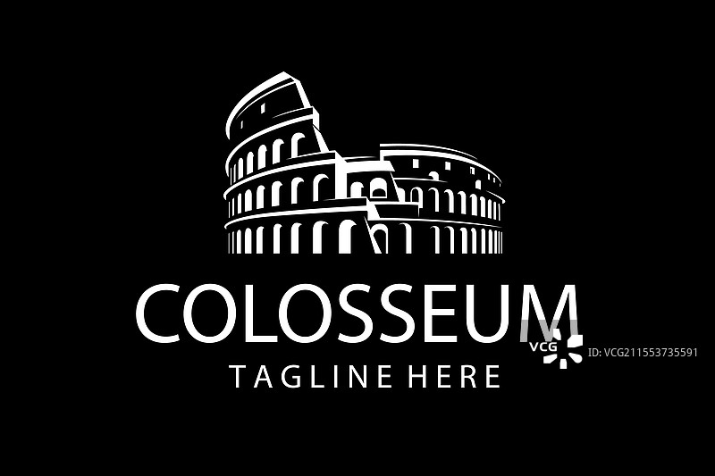 罗马斗兽场建筑图片素材