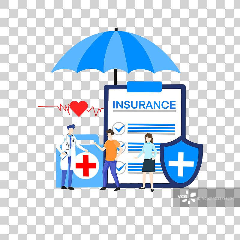 和谐医疗保险人人享医疗保险PNG素材医疗保险元素图片素材