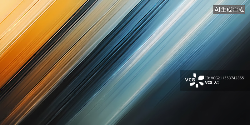 【AI数字艺术】炫彩流光线条动感背景画面图片素材