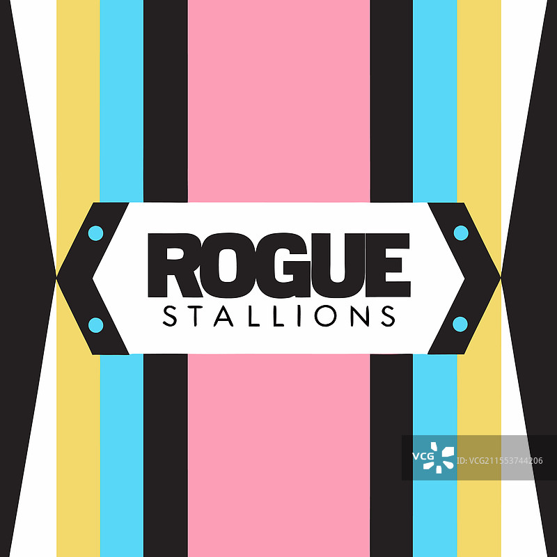 流浪种马的商业品牌标志设计图片素材