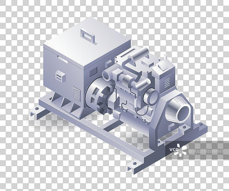 大型 HVAC 冷却水工业机器系统图片素材