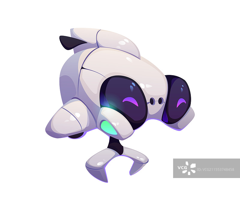 卡通水下机器人吉祥物无人机潜水器图片素材