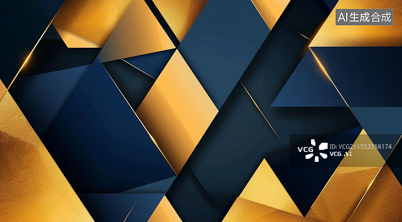 【AI数字艺术】金色和黑色质感背景图片素材