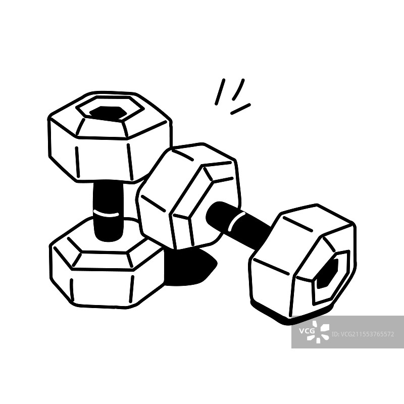 哑铃图片素材