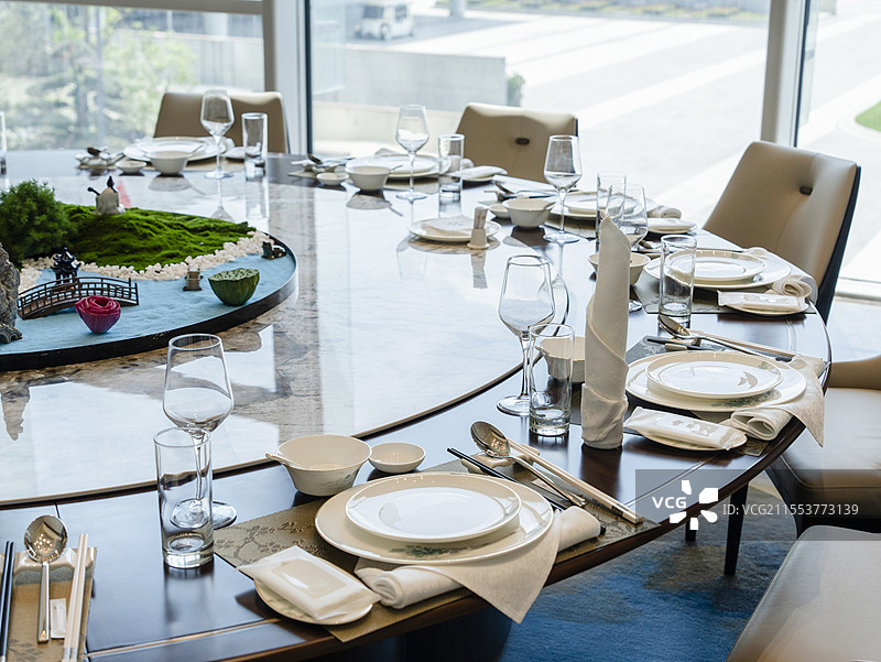 豪华酒店中餐厅包厢图片素材