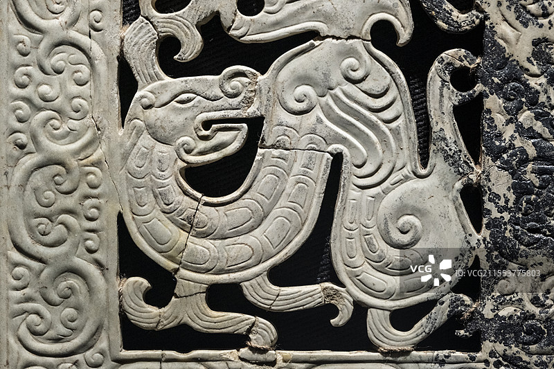 江苏徐州博物馆天工汉玉汉代玉器展葬玉组合 徐州铁刹山十一号汉墓图片素材