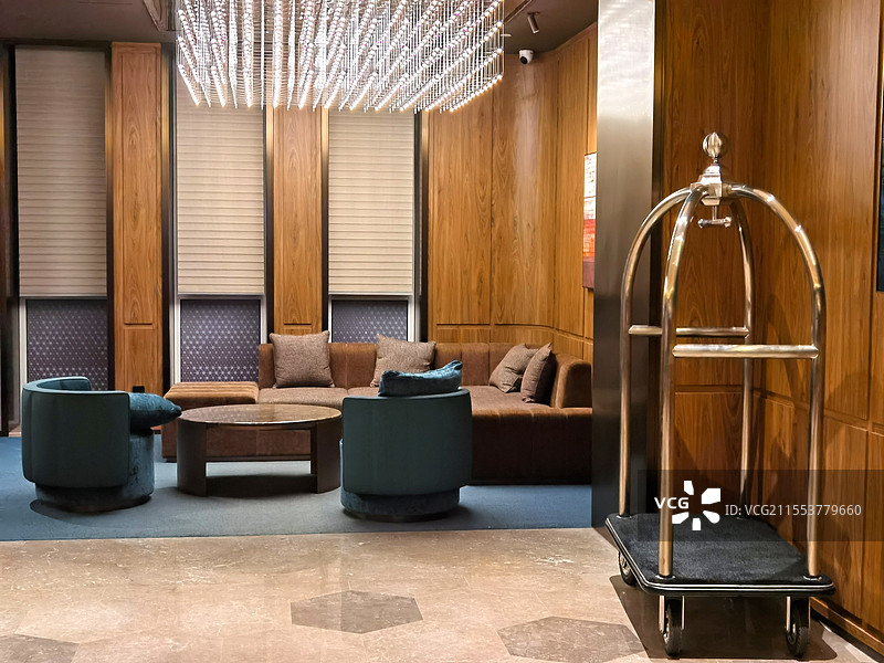 酒店大堂一角图片素材