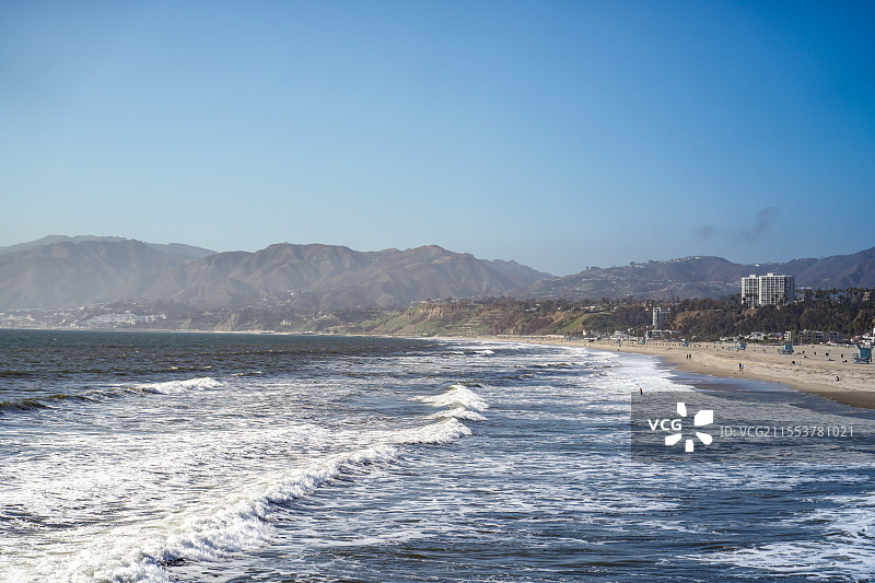 圣塔莫妮卡海滩图片素材