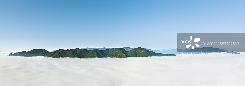福州旗山云海图片素材