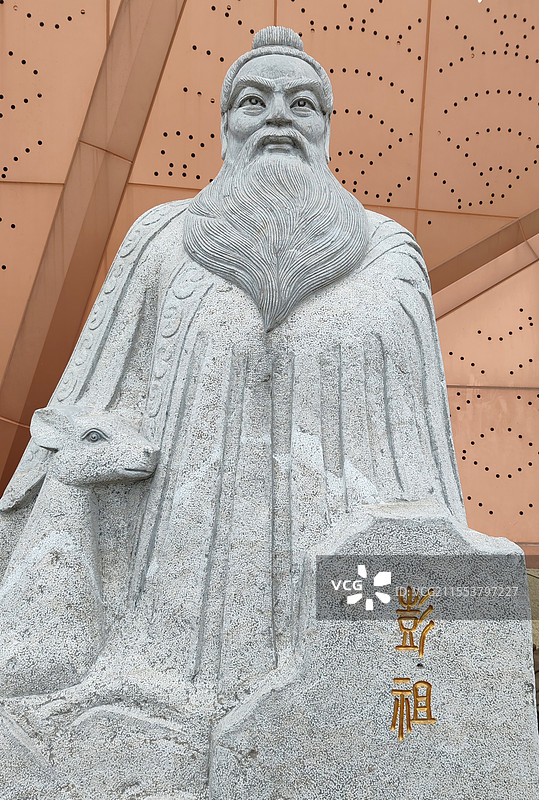 彭祖雕像图片素材