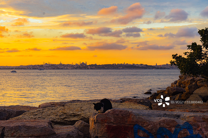 海边日落图片素材