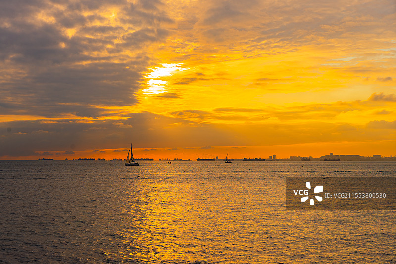 海边日落图片素材