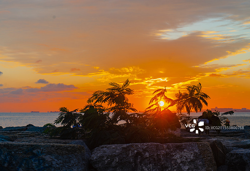 海边日落图片素材
