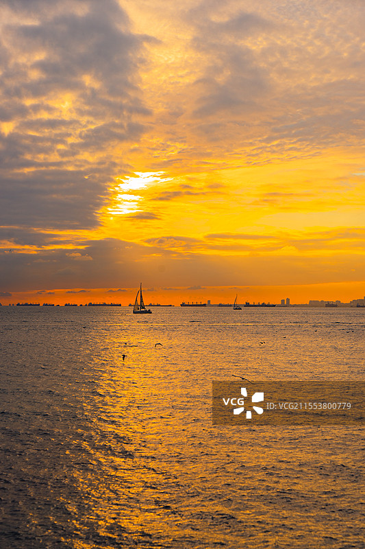 海边日落图片素材