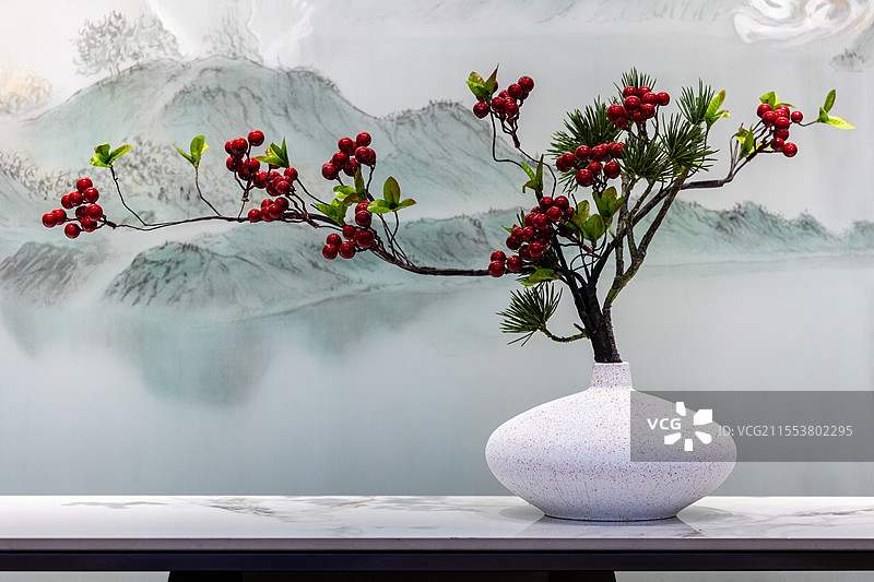 传统国风室内精致布置装饰图片素材