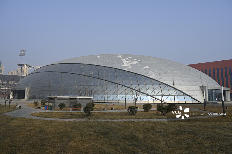 河北大学 七一路校区 游泳馆图片素材