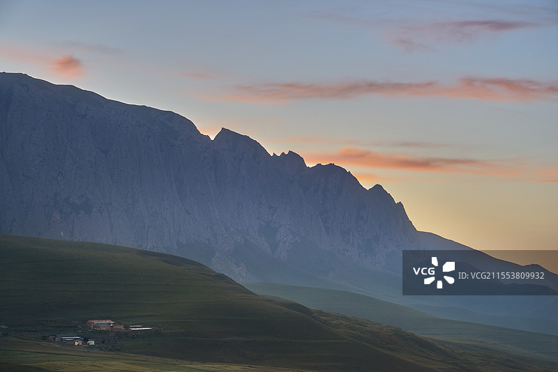 白石崖的日出图片素材