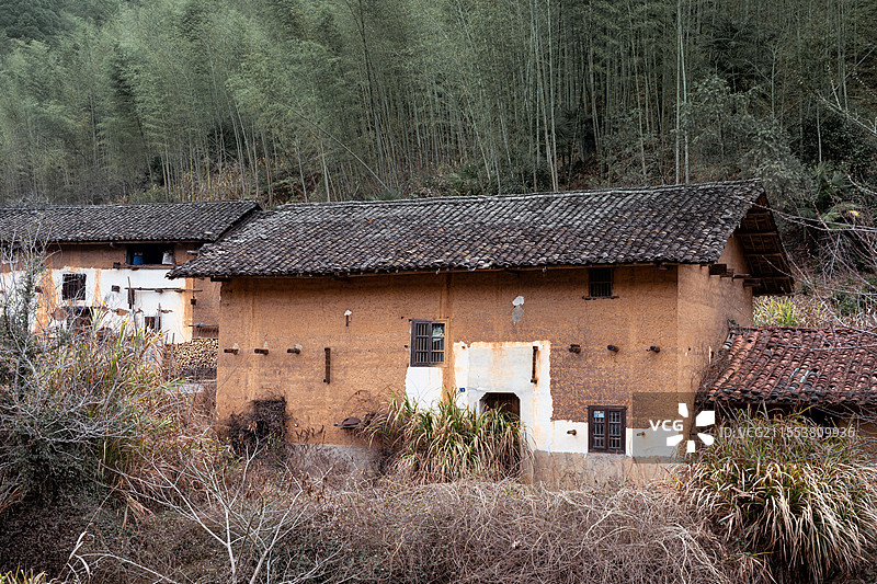 婺源徒步—长溪村到石城路过的古村落图片素材