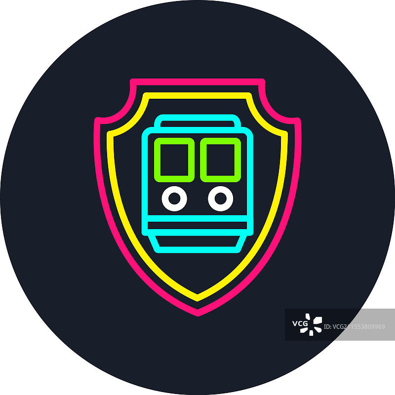 安全绳多色图标图片素材