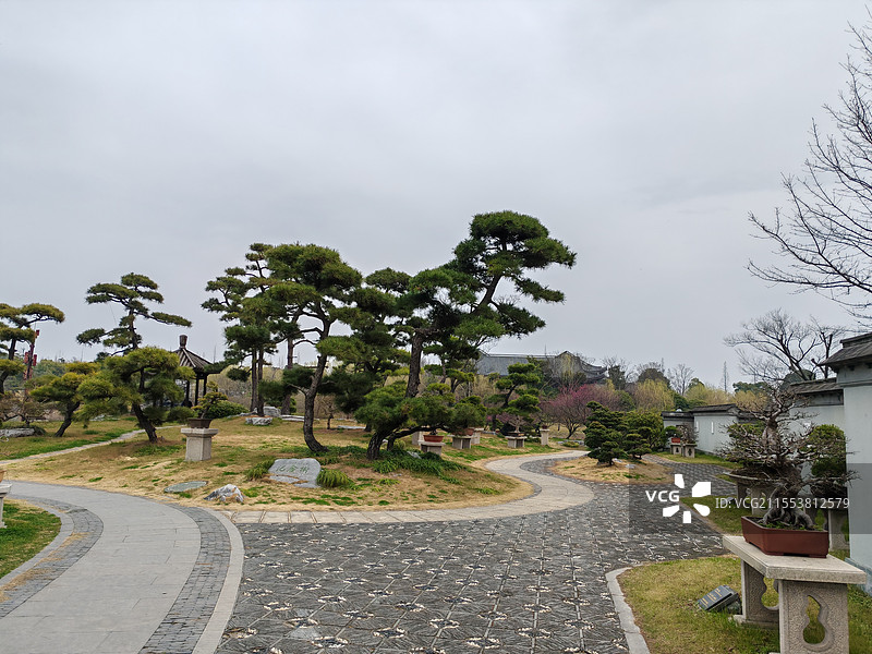 扬州瘦西湖园林图片素材