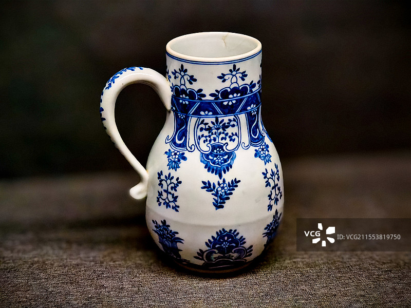 清代康雍时期 青花瓷 文化融合交流图片素材