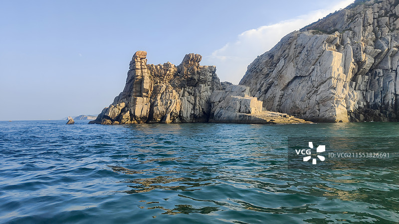 猫头山-海上岩石对天的景色图片素材