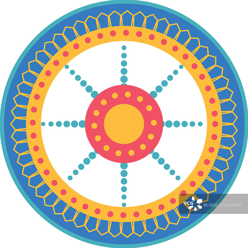 印度传统曼荼罗朗戈利图片素材