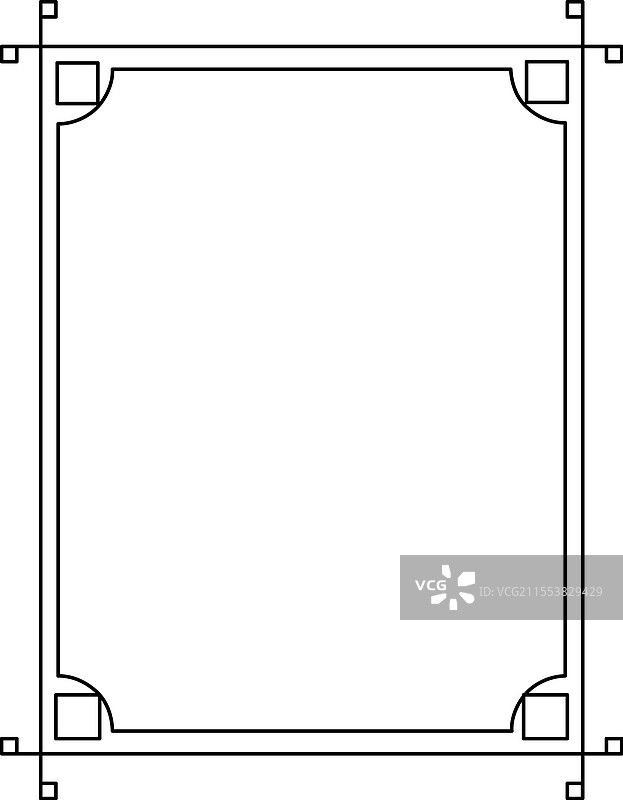 单色框装饰图片素材