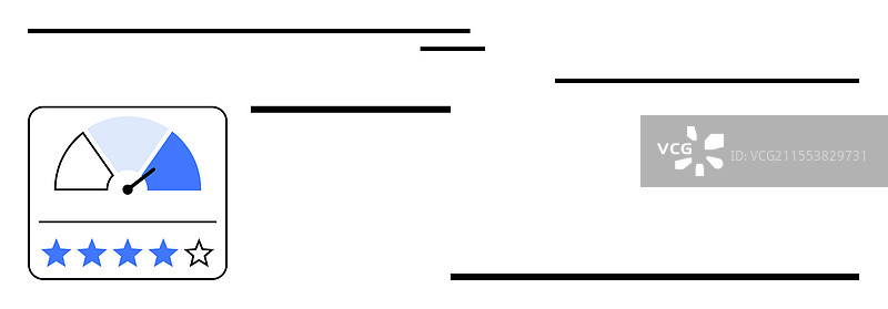 性能速度计带评级刻度和图片素材