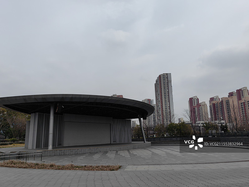 锦溪公园小剧场随拍图片素材