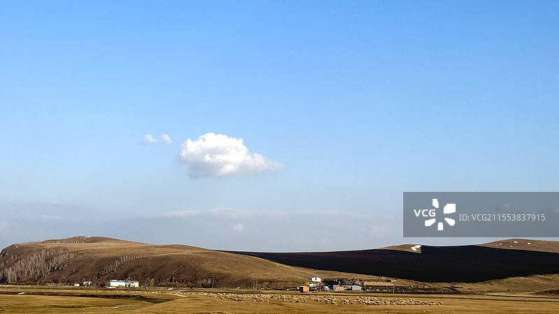秋天的呼伦贝尔草原图片素材