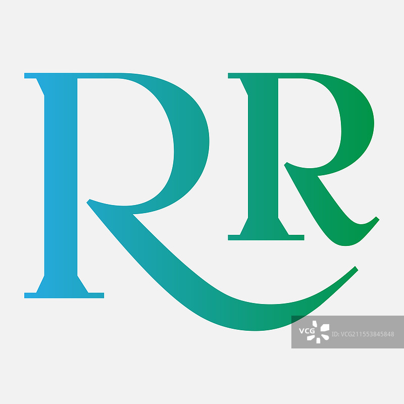 rr符号初始字母设计单字母组合抽象图案图片素材