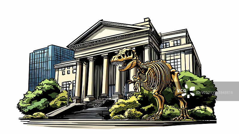 纽约美国自然历史博物馆图片素材