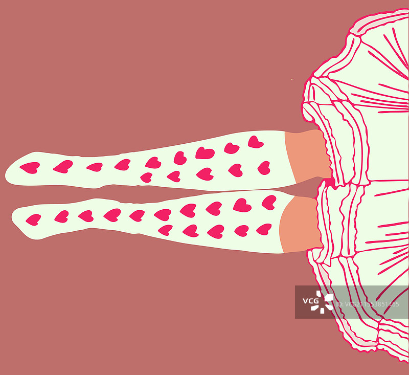 女人腿部平躺的视角图片素材