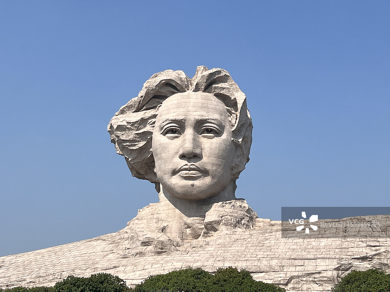 橘子洲头 毛主席图片素材