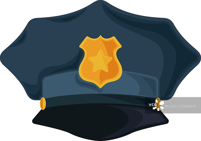 监狱警卫装备帽子图片素材