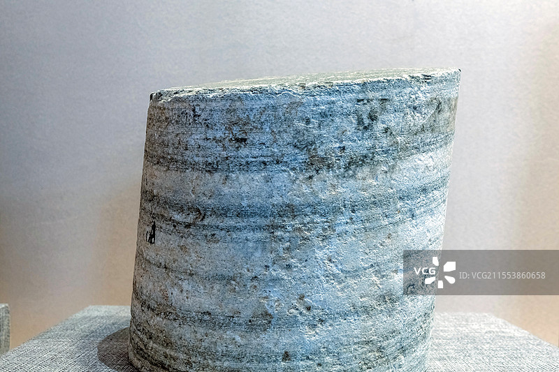 中国房山世界地质公园博物馆片岩图片素材