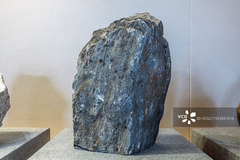 中国房山世界地质公园博物馆鲕粒灰岩图片素材