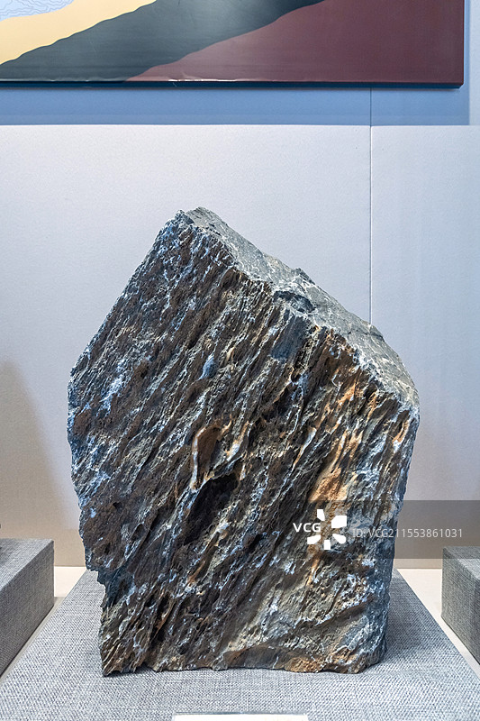 中国房山世界地质公园博物馆豹皮灰岩图片素材