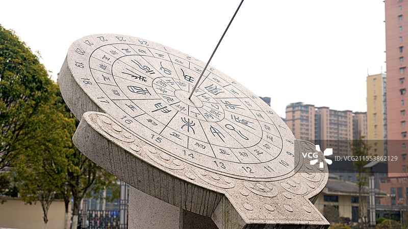 日晷时间流逝时辰历史风云变幻图片素材