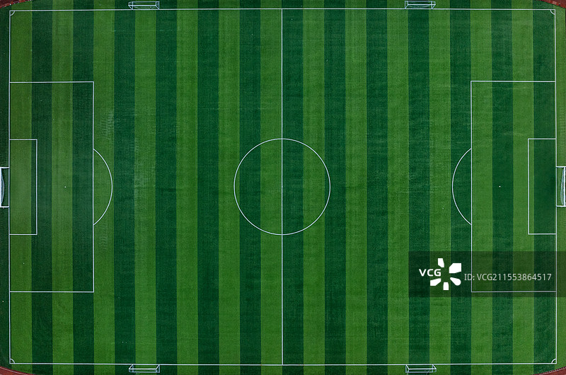 足球场绿茵地航拍图片素材