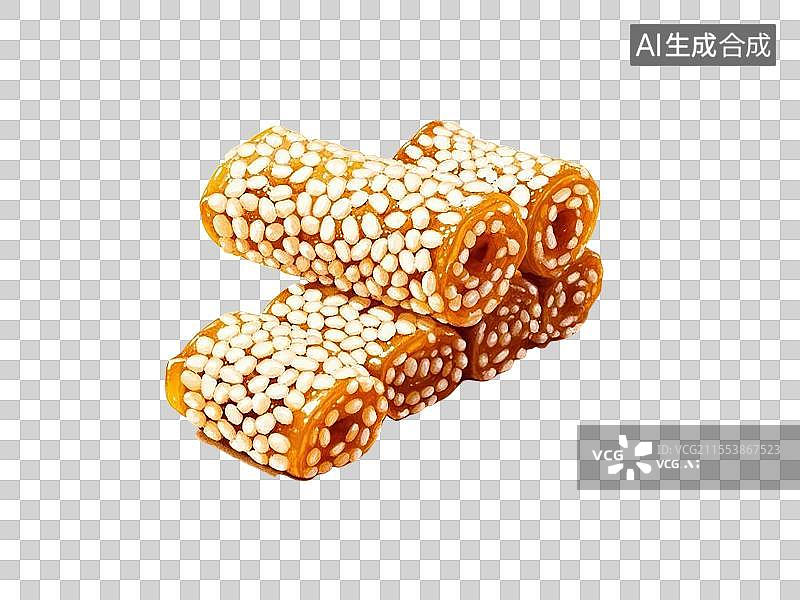 【AI数字艺术】国潮单品元素-牛皮糖图片素材