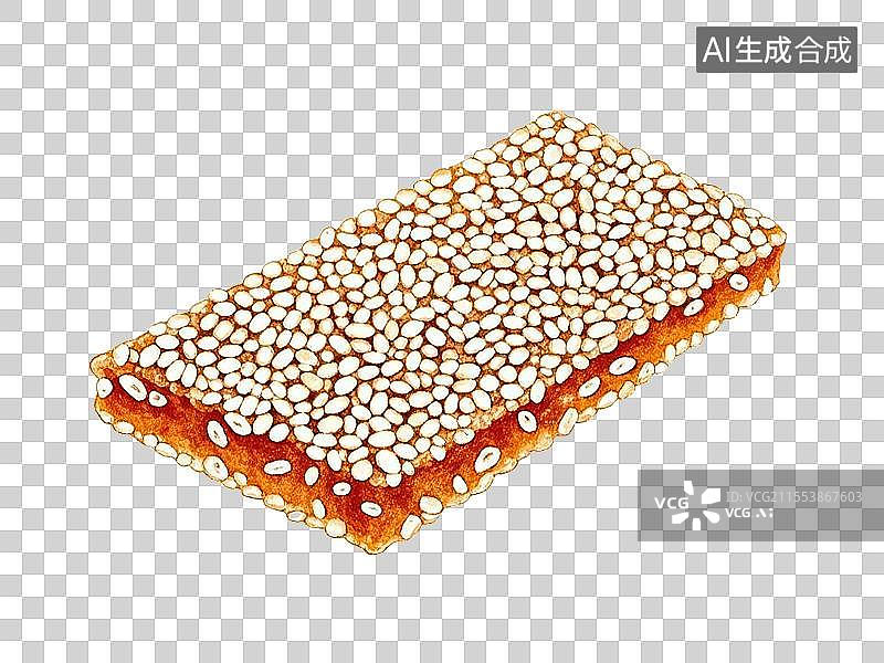 【AI数字艺术】国潮单品元素-牛皮糖图片素材