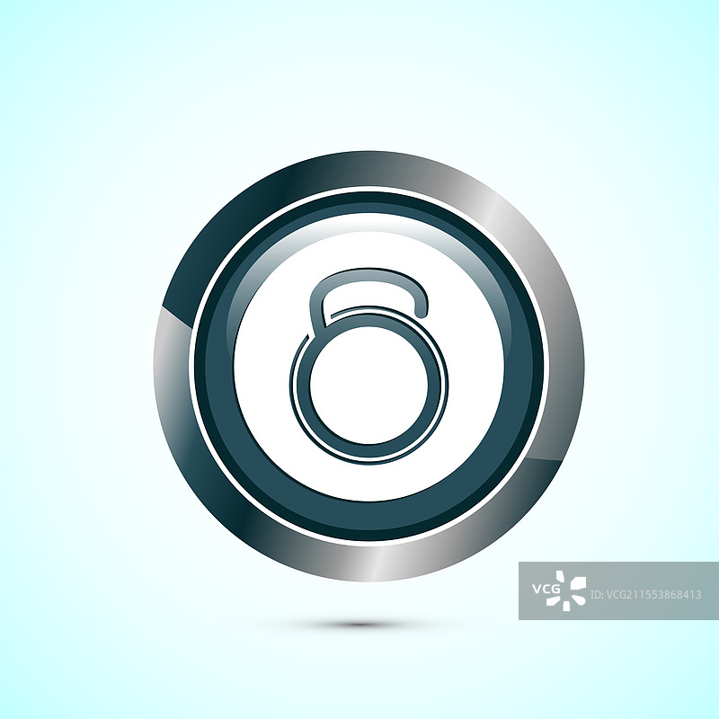 壶铃图标设计，重量图标图片素材