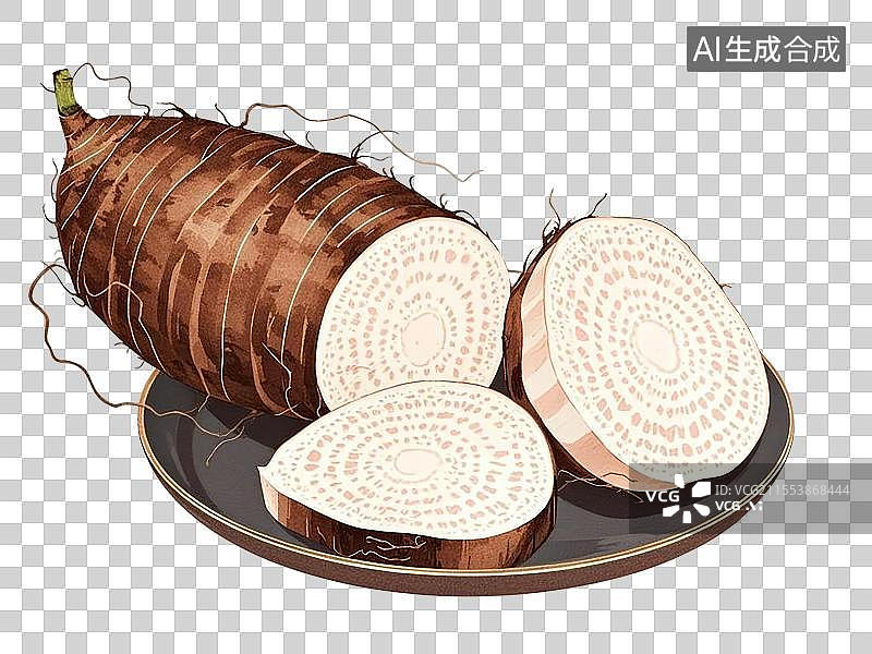 【AI数字艺术】国潮单品元素-荔浦芋头图片素材